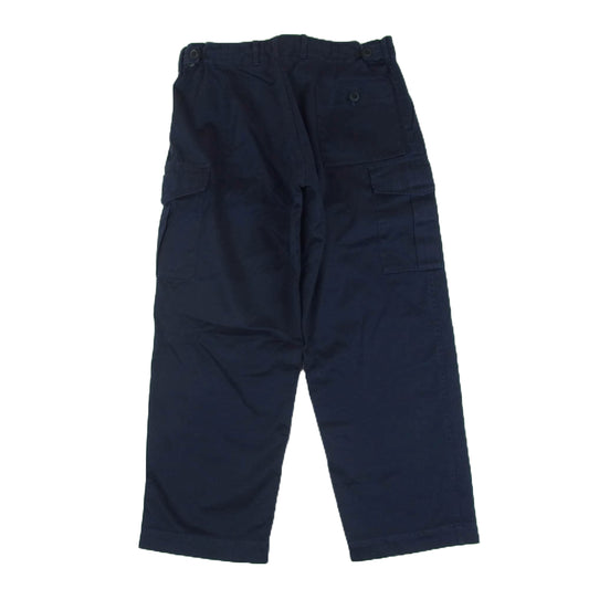 ヴィンテ－ジ ROYAL NAVY COMBAT TROUSERS イギリス軍 ロイヤルネイビー パンツ ネイビー系 72/92/108【中古】