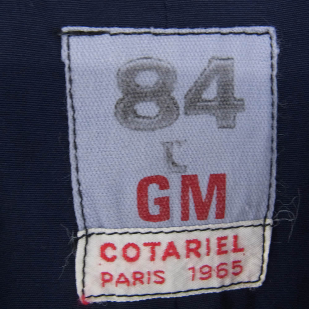 ヴィンテ－ジ 60s french army フランス軍 ミリタリー レイン コート ネイビー系 84【中古】