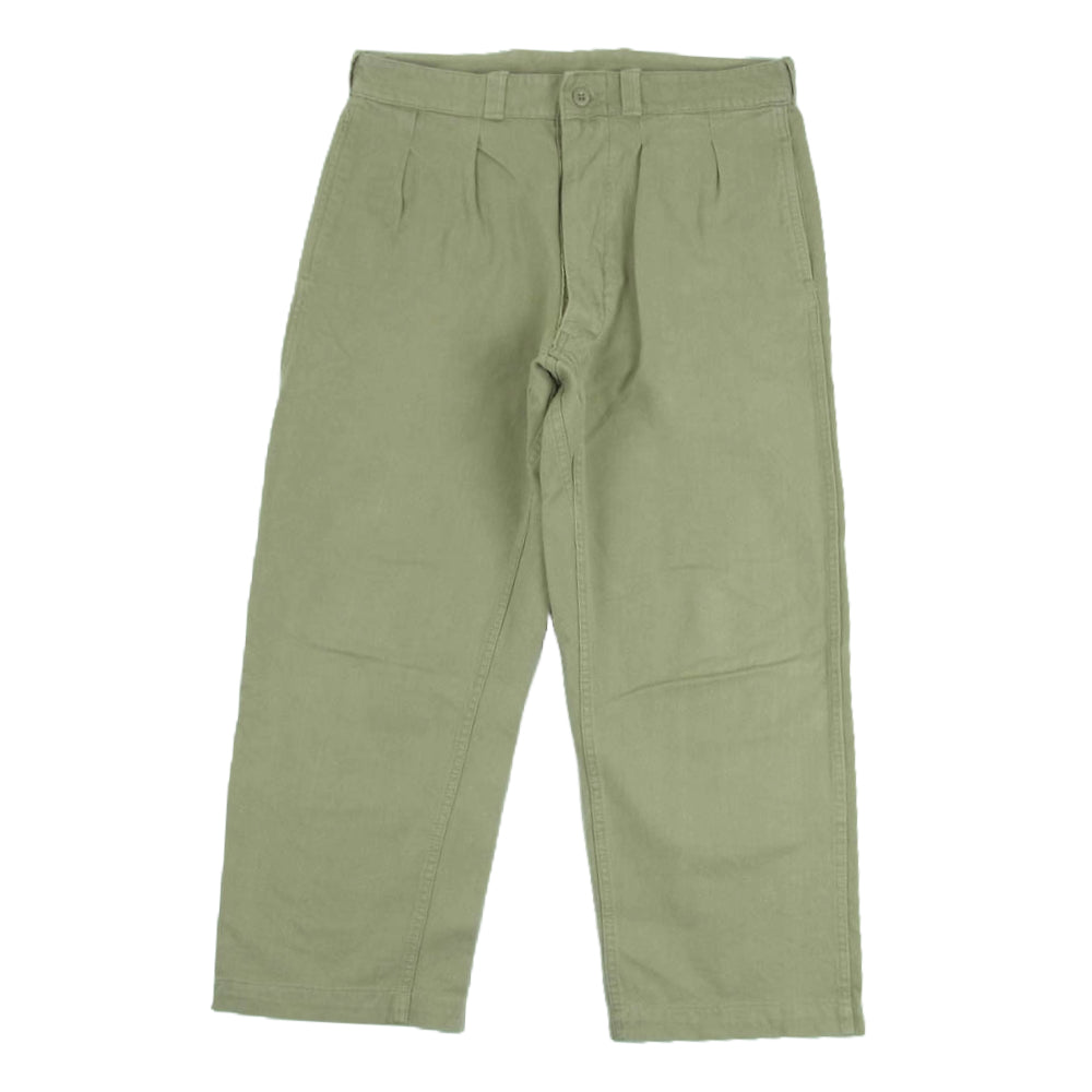 ヴィンテ－ジ french army フランス軍 M52 パンツ ライトグレー系 35【中古】