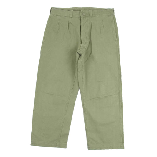 ヴィンテ－ジ french army フランス軍 M52 パンツ ライトグレー系 35【中古】