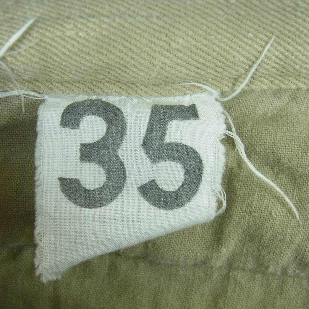 ヴィンテ－ジ french army フランス軍 M52 パンツ ライトグレー系 35【中古】