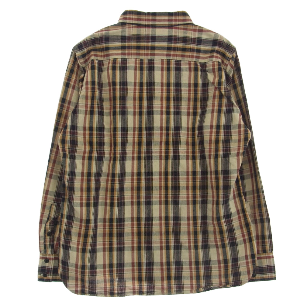 デラックスウエア MV-09 TRICO NEL-SHIRTS チェック柄 ネルシャツ 長袖 シャツ マルチカラー系 XL【新古品】【未使用】【中古】
