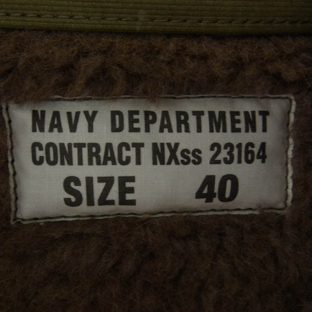 TOY'S McCOY トイズマッコイ 100th記念モデル N1 TYPE フィリックス カスタム デッキ ジャケット カーキ系 40【新古品】【未使用】【中古】