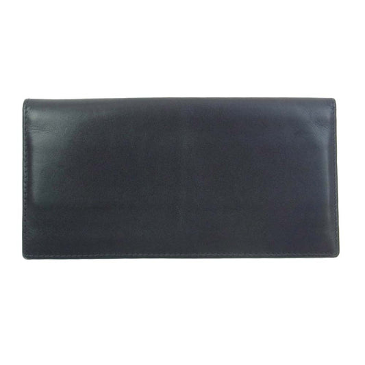 土屋鞄製作所 カラー切替 レザー ウォレット 長財布 ブラック系【中古】