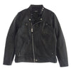 schott ショット 782-3950077 DOUBLE BREST RIDERS ダブル ブレスト ライダース ラムレザー レザー ジャケット ブラック系 L【極上美品】【中古】