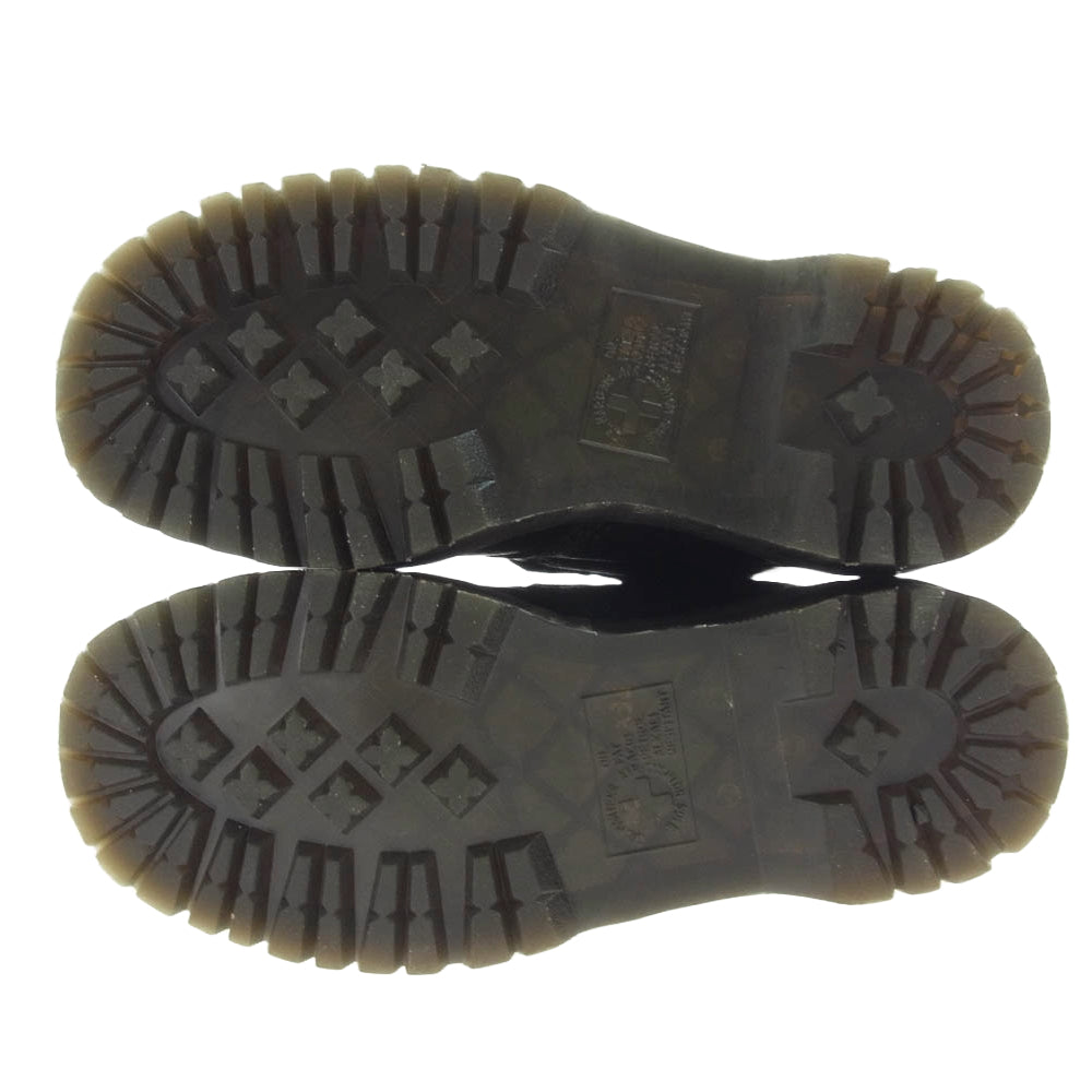 Dr.Martens ドクターマーチン Quad Retro Devon FLWR デボン フラワー 2ストラップ ブーツ Milled Nappa ブラック系 UK5【中古】