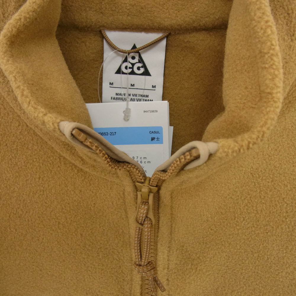 NIKE ナイキ CV0652-217 ACG Polartec Wolf Tree ポーラテック フルジップ フリースジャケット ブラウン系 M【新古品】【未使用】【中古】