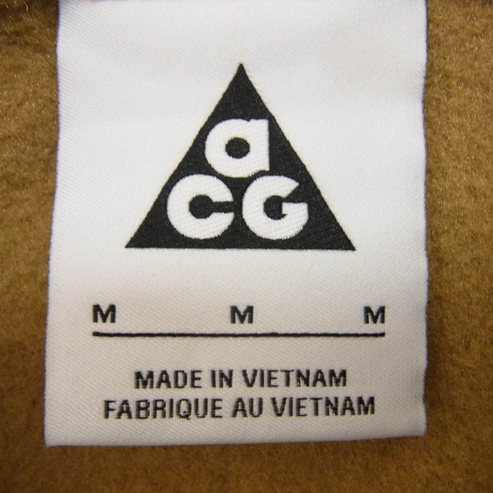 NIKE ナイキ CV0652-217 ACG Polartec Wolf Tree ポーラテック フルジップ フリースジャケット ブラウン系 M【新古品】【未使用】【中古】