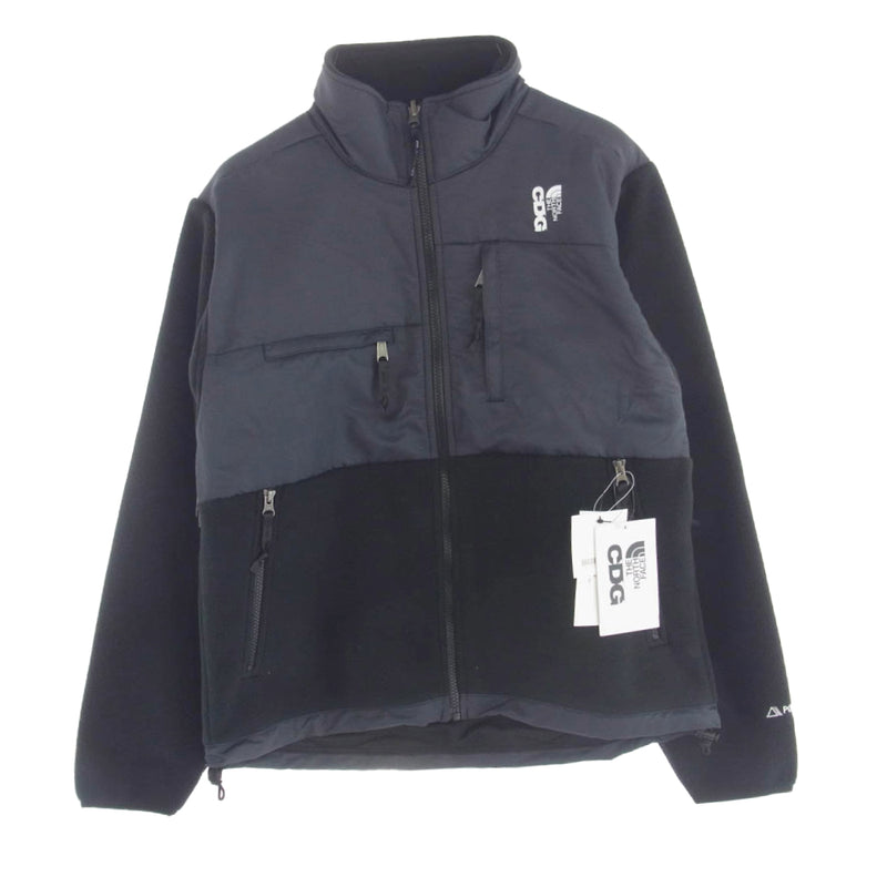 COMME des GARCONS コムデギャルソン SM-J001-051 CDG THE NORTH FACE ノースフェイス DENALI FLEECE POLARTEC デナリ フリース ポーラテック ジャケット ブラック系 S【新古品】【未使用】【中古】