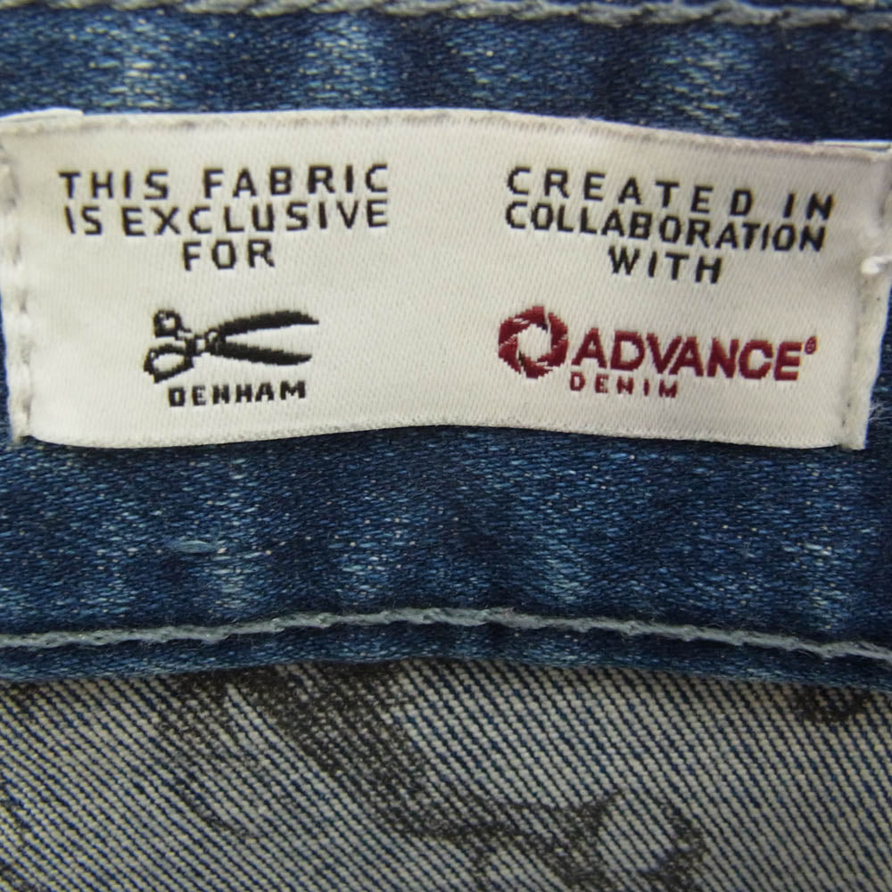 DENHAM デンハム 01-22-07-11-019 BOLT SKINNY FIT ボルト スキニー ストレッチ デニム パンツ インディゴブルー系 W33【中古】