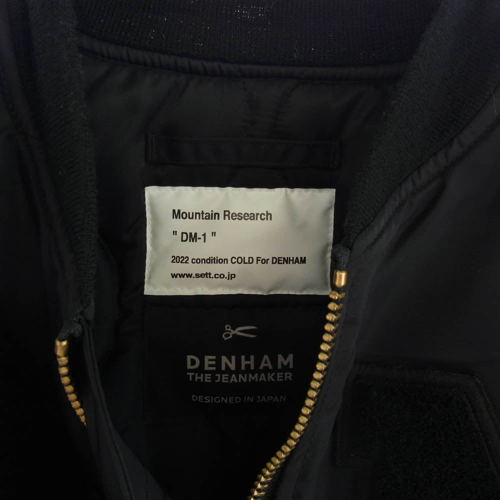 MOUNTAIN RESEARCH マウンテンリサーチ デンハム DENHAM DM-1 MA-1 ジャケット ブラック系 M【中古】