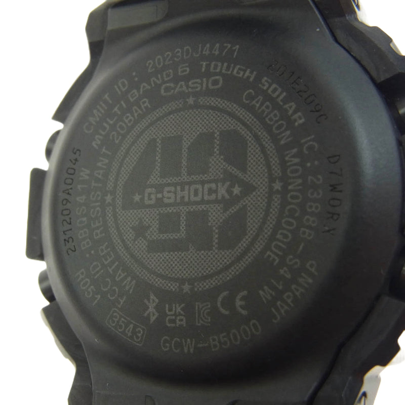 G-SHOCK ジーショック GCW-B5000UN-1JR 40th Anniversary CARBON EDITION カーボン エディション 腕時計 ウォッチ ブラック系【中古】