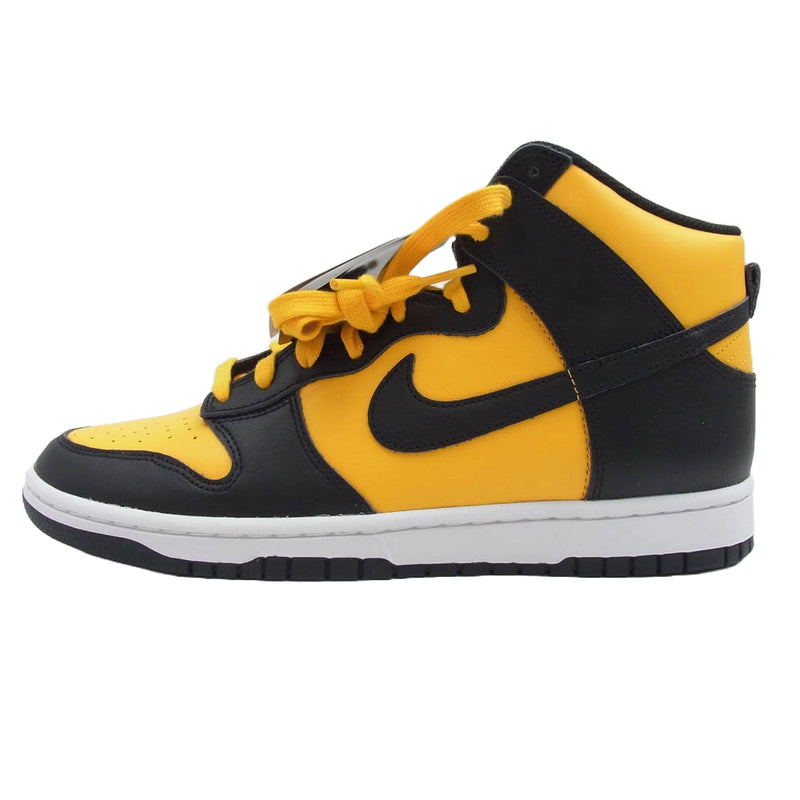 NIKE ナイキ DD1399-700 Dunk High ダンク ハイ  University Gold and Black ユニバーシティゴールド アンド ブラック ハイカットスニーカー イエロー系 ブラック系 28cm【新古品】【未使用】【中古】