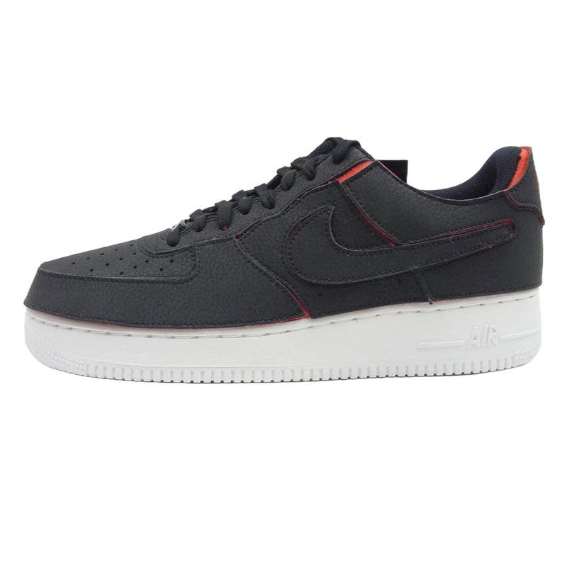 NIKE ナイキ DD2429-001 Air Force 1/1 エアフォース Custom Uptown カスタム アップタウン スニーカー ブラック系 レッド系 28cm【新古品】【未使用】【中古】