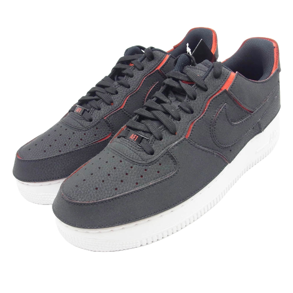 NIKE ナイキ DD2429-001 Air Force 1/1 エアフォース Custom Uptown カスタム アップタウン スニーカー ブラック系 レッド系 28cm【新古品】【未使用】【中古】