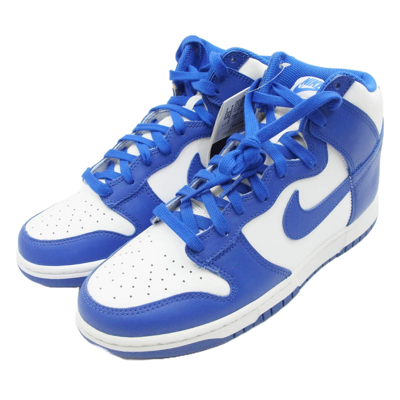 NIKE ナイキ DD1399-102 Dunk High ダンク ハイ Game Royal ゲームロイヤル ハイカットスニーカー ブルー系 ホワイト系 27.5cm【新古品】【未使用】【中古】