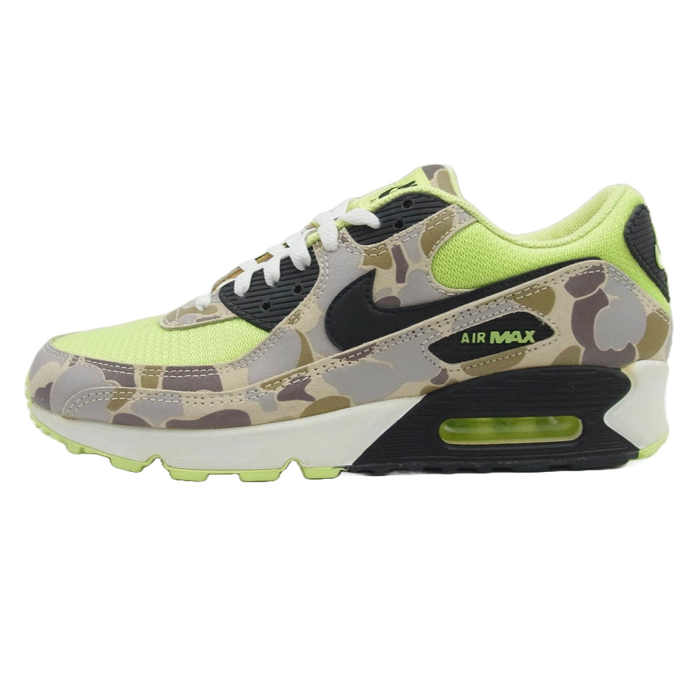 NIKE ナイキ CW4039-300 Air Max 90 エアマックス 95 Green Camo グリーン カモ ローカット スニーカー ライトグリーン系 マルチカラー系 28cm【新古品】【未使用】【中古】