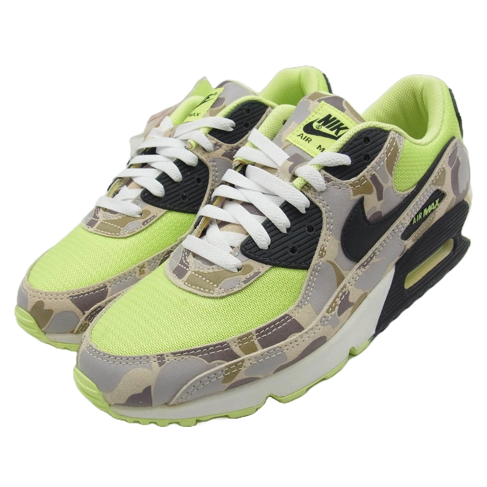 NIKE ナイキ CW4039-300 Air Max 90 エアマックス 95 Green Camo グリーン カモ ローカット スニーカー ライトグリーン系 マルチカラー系 28cm【新古品】【未使用】【中古】