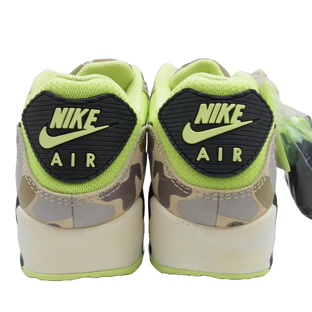NIKE ナイキ CW4039-300 Air Max 90 エアマックス 95 Green Camo グリーン カモ ローカット スニーカー ライトグリーン系 マルチカラー系 28cm【新古品】【未使用】【中古】