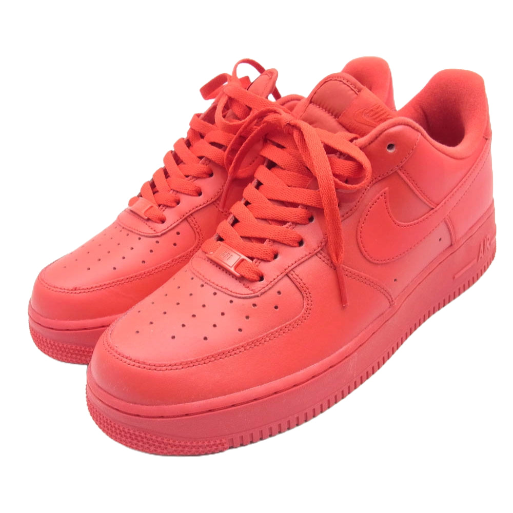 NIKE ナイキ CW6999-600 Air Force 1 Low エアフォース ワン ロー Triple Red トリプル レッド スニーカー レッド系 27.5cm【新古品】【未使用】【中古】