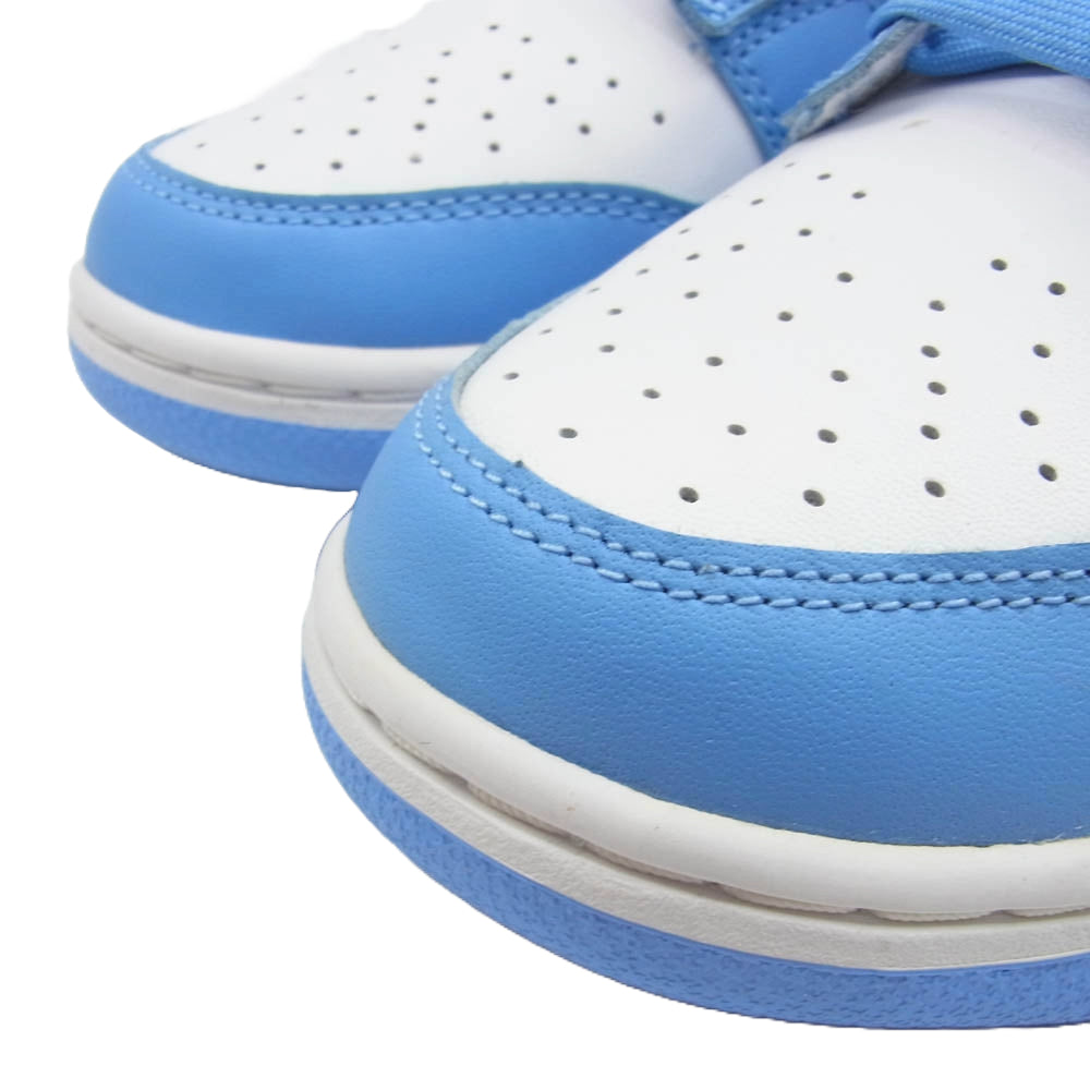 NIKE ナイキ DD1391-102 Dunk Low ダンク ロー University Blue ユニバーシティブルー ローカット スニーカー ライトブルー系 ホワイト系 28cm【新古品】【未使用】【中古】