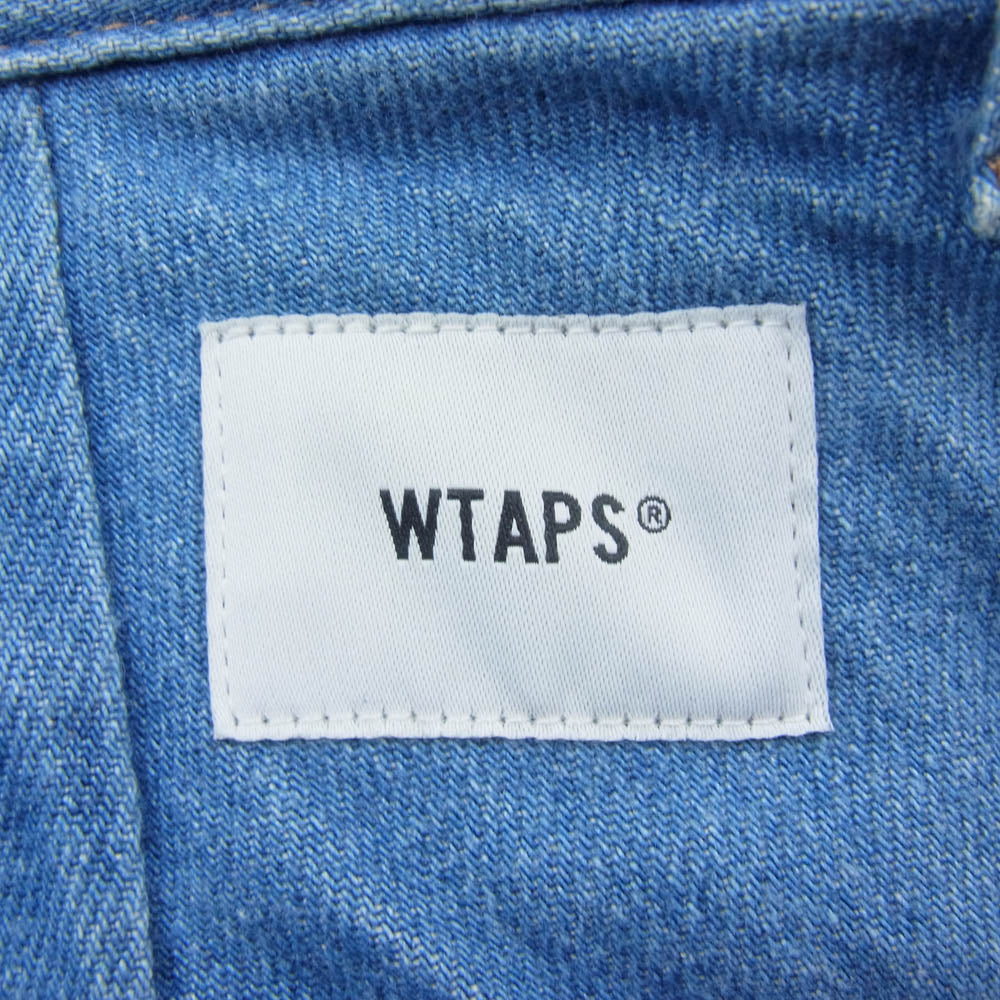 WTAPS ダブルタップス 21AW 212WVDT-PTM10 UNION 02 TROUSERS トラウザーズ デニム パンツ インディゴブルー系 03【中古】