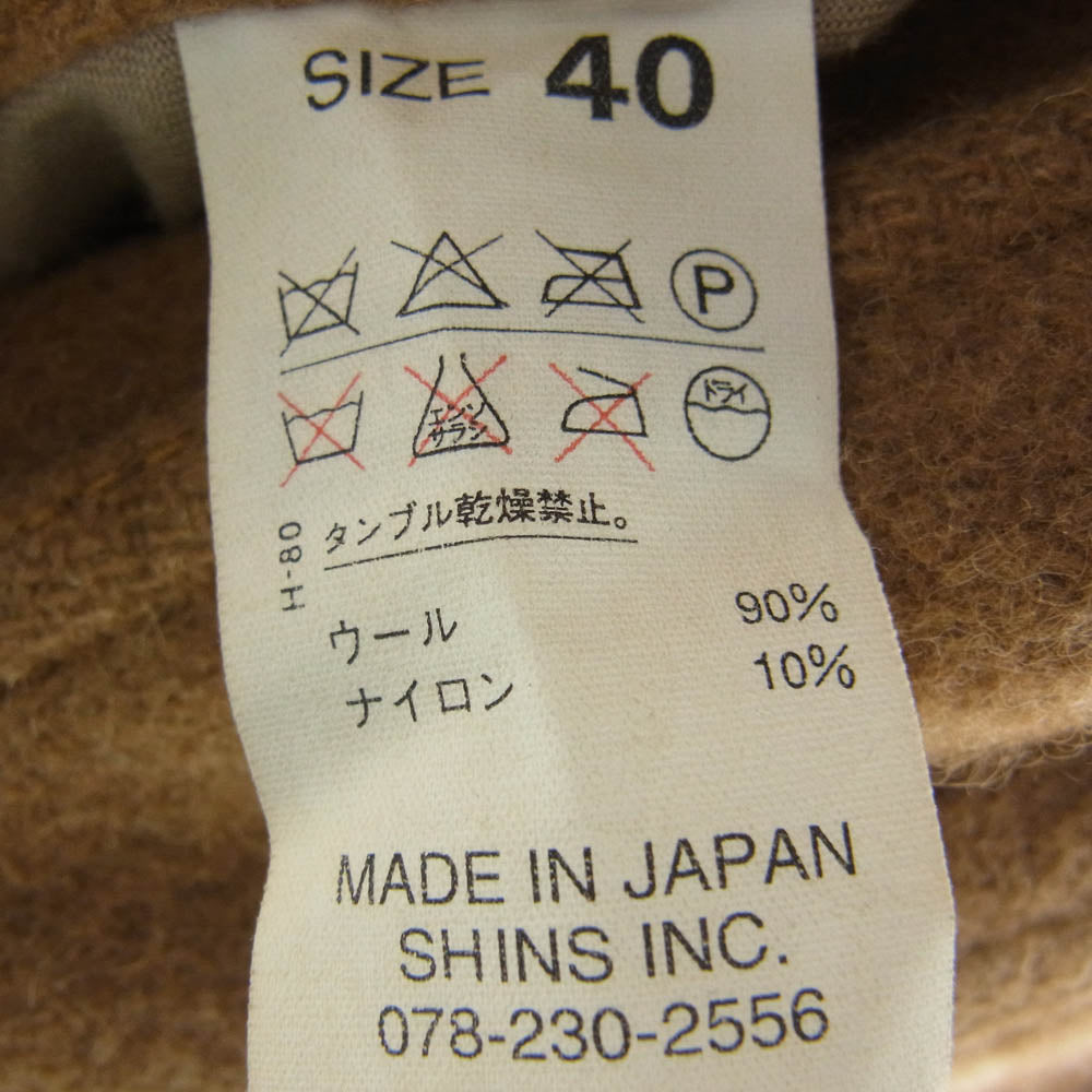 Denime ドゥニーム 旧タグ SHINS期 ウール ジャケット ブラウン系 40【中古】