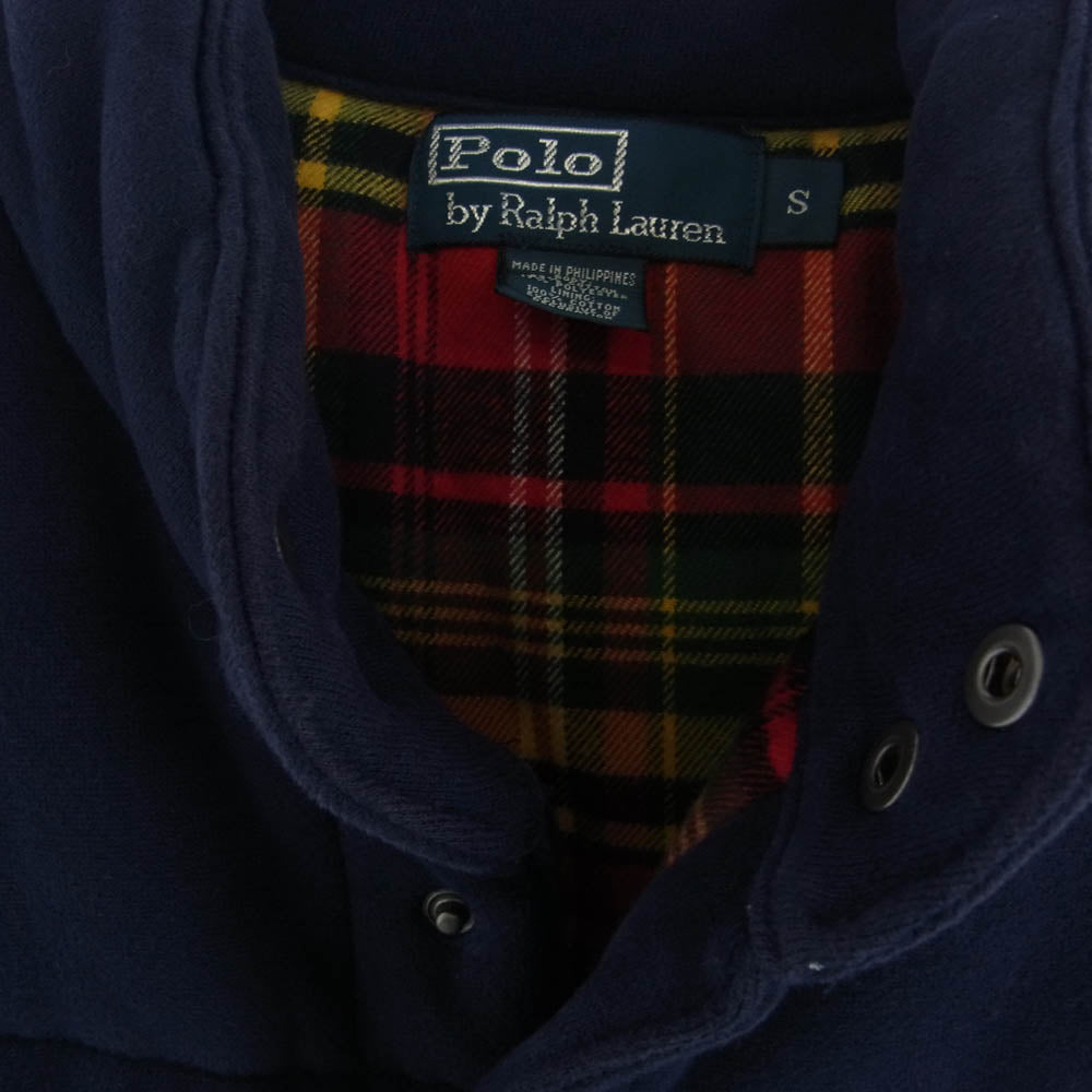 POLO RALPH LAUREN ポロ・ラルフローレン スウェット 中綿 ベスト ネイビー系 S【中古】