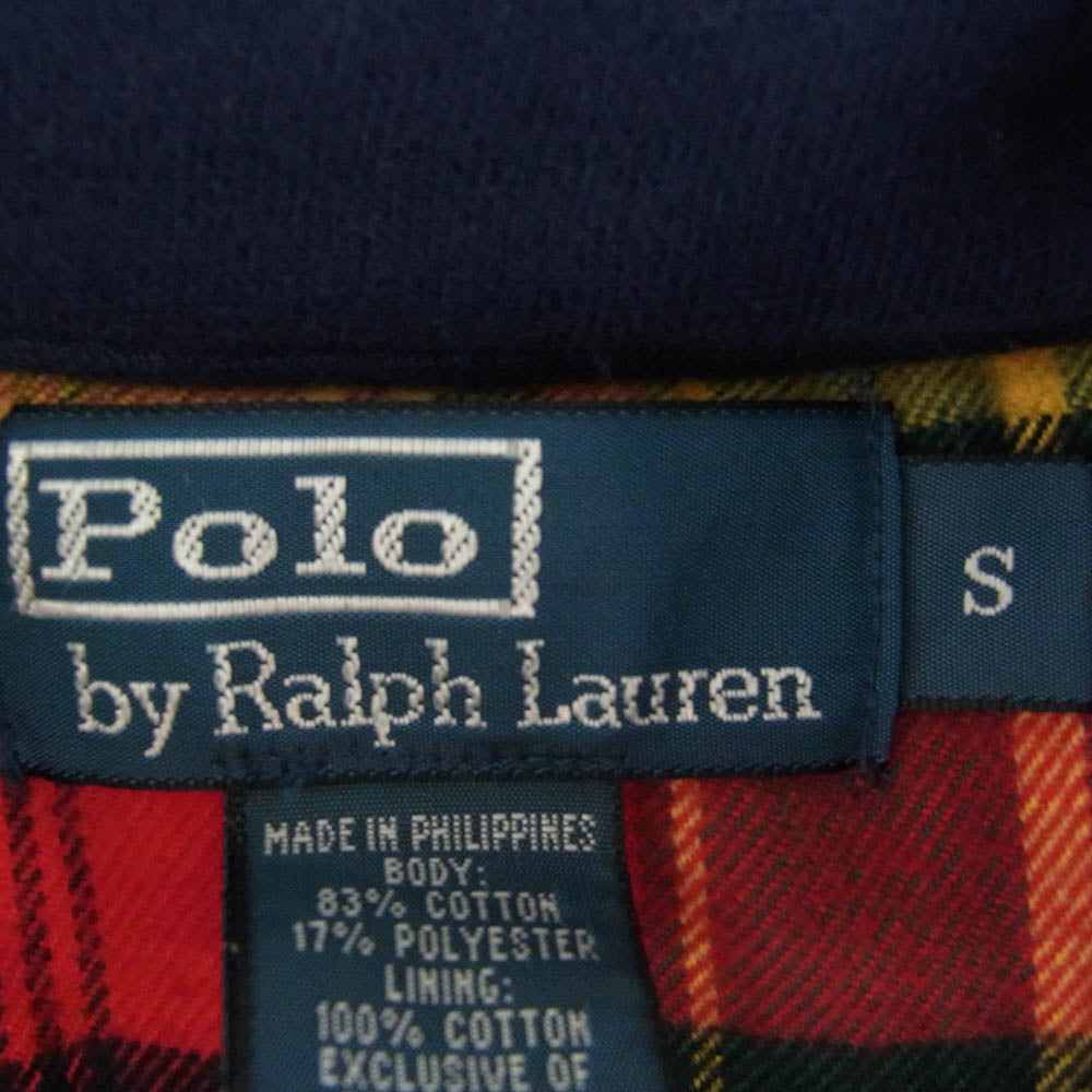 POLO RALPH LAUREN ポロ・ラルフローレン スウェット 中綿 ベスト ネイビー系 S【中古】
