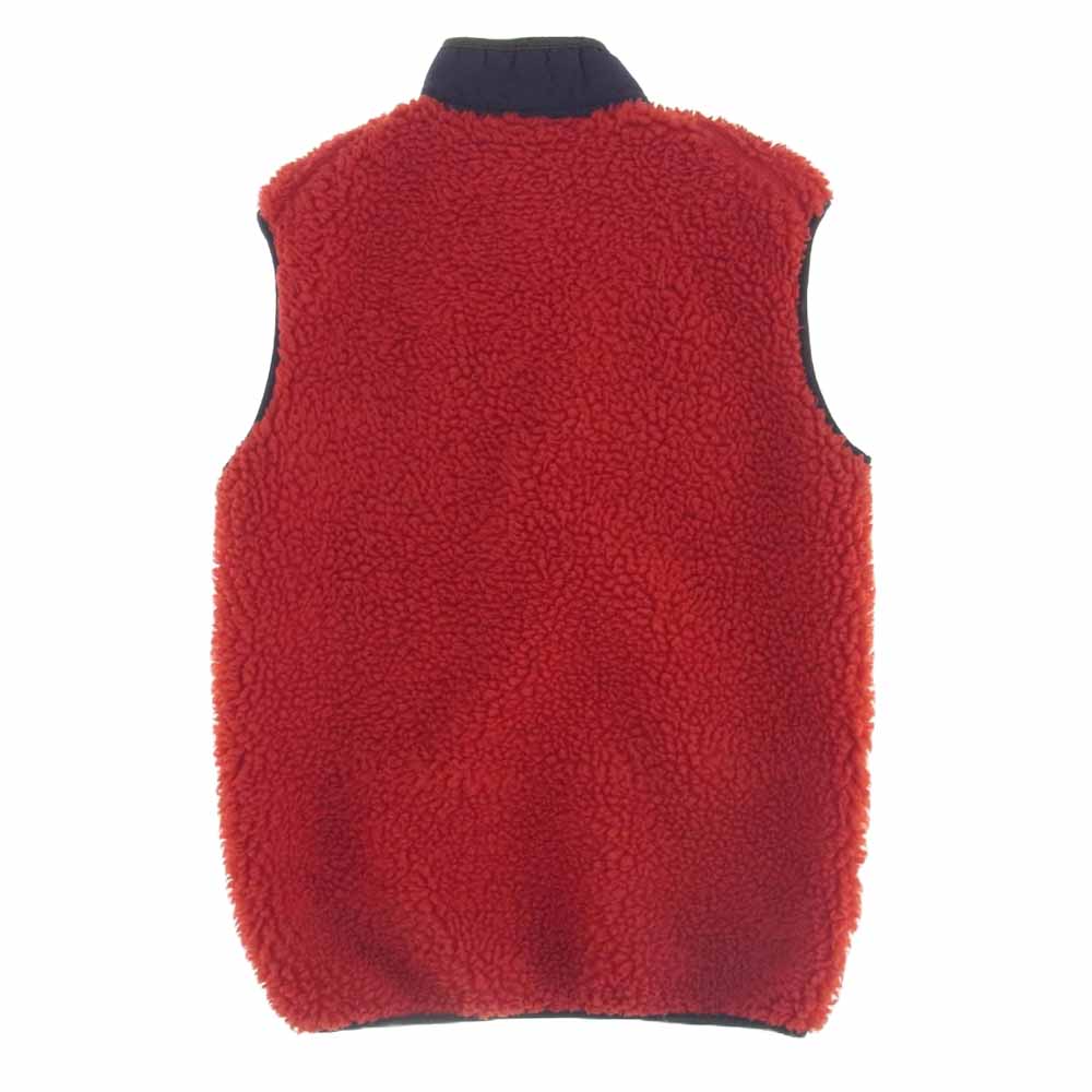 patagonia パタゴニア 02AW 41078 02年 USA製 キッズ レトロ フリース ベスト レッド系 XL【中古】