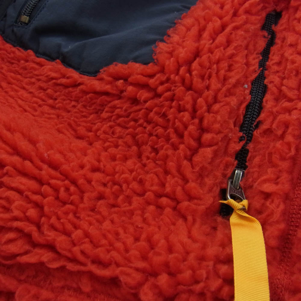 patagonia パタゴニア 02AW 41078 02年 USA製 キッズ レトロ フリース ベスト レッド系 XL【中古】