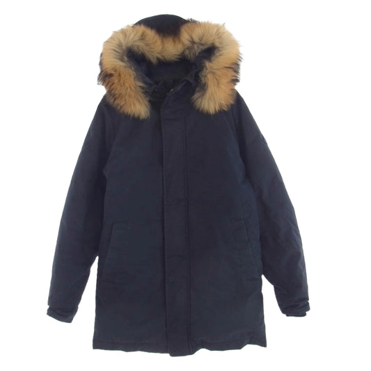 Pyrenex ピレネックス annecy アヌシー ダウン コート ジャケット ネイビー系 S【中古】