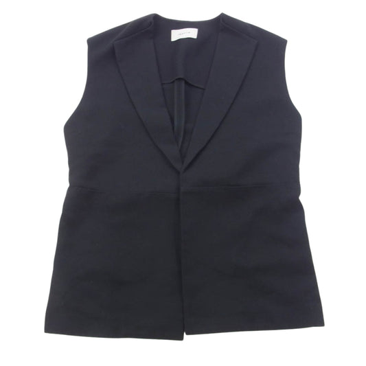 FRAY I.D フレイアイディー 23SS 2023春夏 FWFJ232006 バックベルトデザインボックスジレ ベスト ブラック系 1【中古】