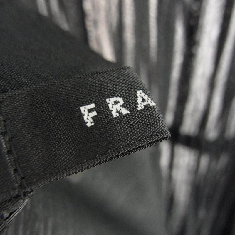 FRAY I.D フレイアイディー 21AW 2021秋冬 FWFO214100 楊柳シフォンギャザーワンピース ブラック系 1【中古】