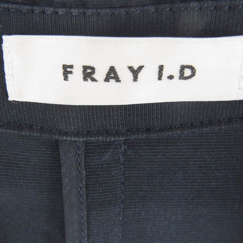 FRAY I.D フレイアイディー 24SS 2024春夏 FWFO241089 トレンチジレ ノースリーブ ワンピース コート ネイビー系 1【中古】