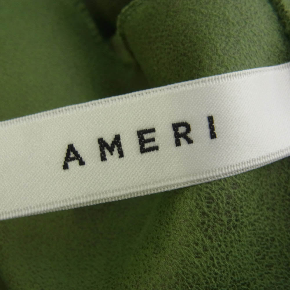 アメリヴィンテージ 22AW 1220730970 MANY WAY USEFUL BOA COAT メニーウェイ ボア ロング ノーカラー コート ボレロ グリーン系 M【中古】