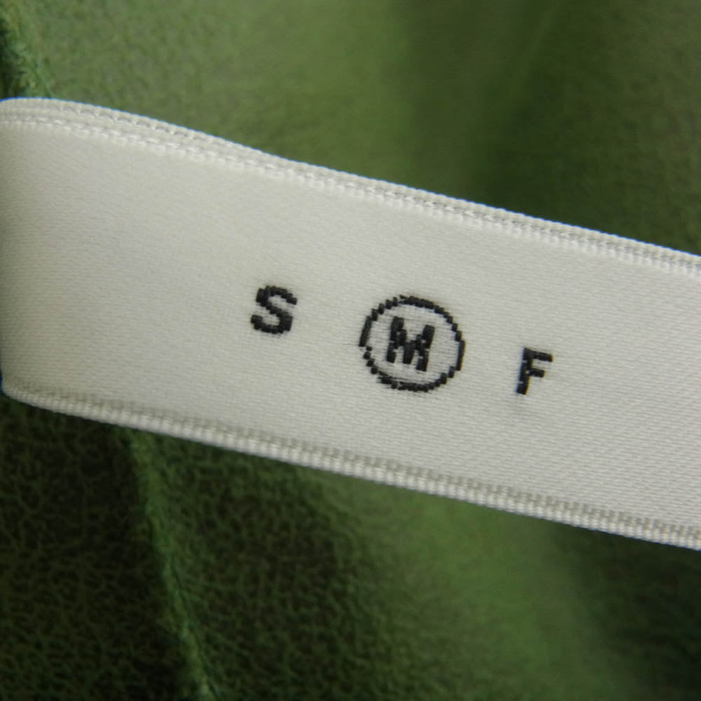 アメリヴィンテージ 22AW 1220730970 MANY WAY USEFUL BOA COAT メニーウェイ ボア ロング ノーカラー コート ボレロ グリーン系 M【中古】