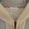 MONCLER モンクレール 420919445800 MAGLIONE TRICOT CARDIGAN マグリア ジップ カーディガン グレー系 XL【中古】