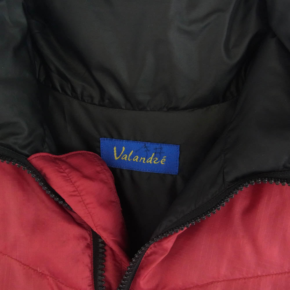 ヴァランドレ フランス製 ダウン ジャケット グースダウン レッド系 S【中古】