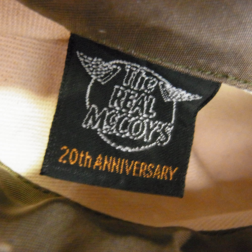 The REAL McCOY'S ザリアルマッコイズ 20周年 B-15B フライトジャケット ブラウン系 38【中古】