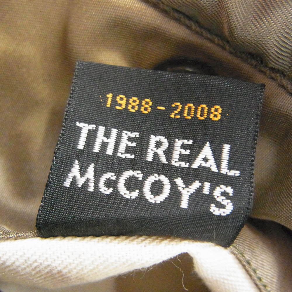 The REAL McCOY'S ザリアルマッコイズ 20周年 B-15B フライトジャケット ブラウン系 38【中古】