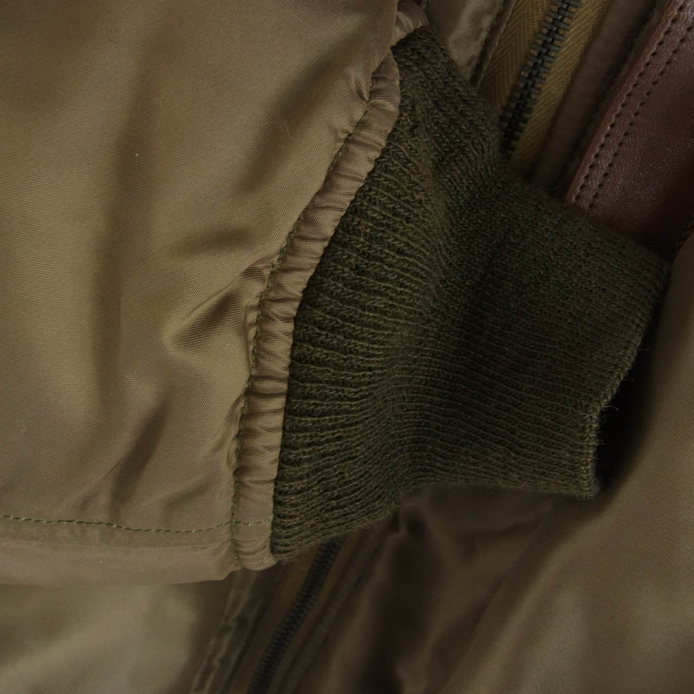 The REAL McCOY'S ザリアルマッコイズ 20周年 B-15B フライトジャケット ブラウン系 38【中古】