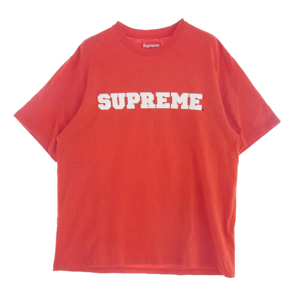 Supreme シュプリーム 23AW Collegiate S/S Top カレッジエイト エスエス トップ 半袖 Tシャツ レッド系 M【中古】