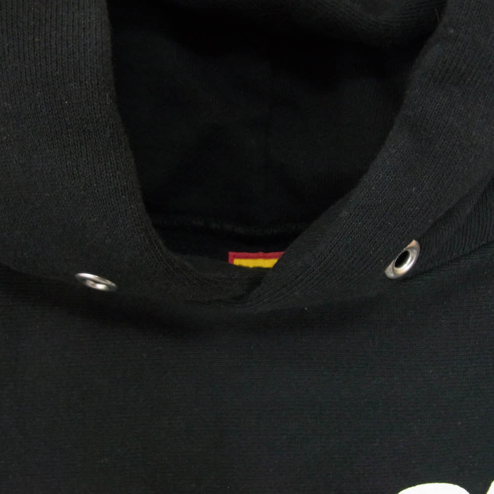 UNDERCOVER アンダーカバー UC1B9805 × HUMAN MADE ヒューマンメイド HOODIE LO2 VERDY LOGO ラストオージー 2 ロゴ スウェット ブラック系 L【中古】