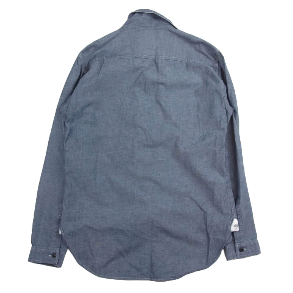 NEIGHBORHOOD ネイバーフッド 99年 90s 長袖 シャンブレー シャツ インディゴブルー系 S【中古】