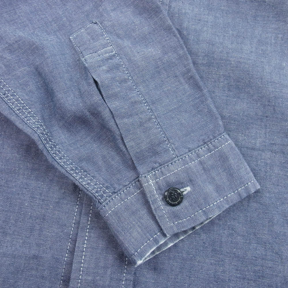 NEIGHBORHOOD ネイバーフッド 99年 90s 長袖 シャンブレー シャツ インディゴブルー系 S【中古】