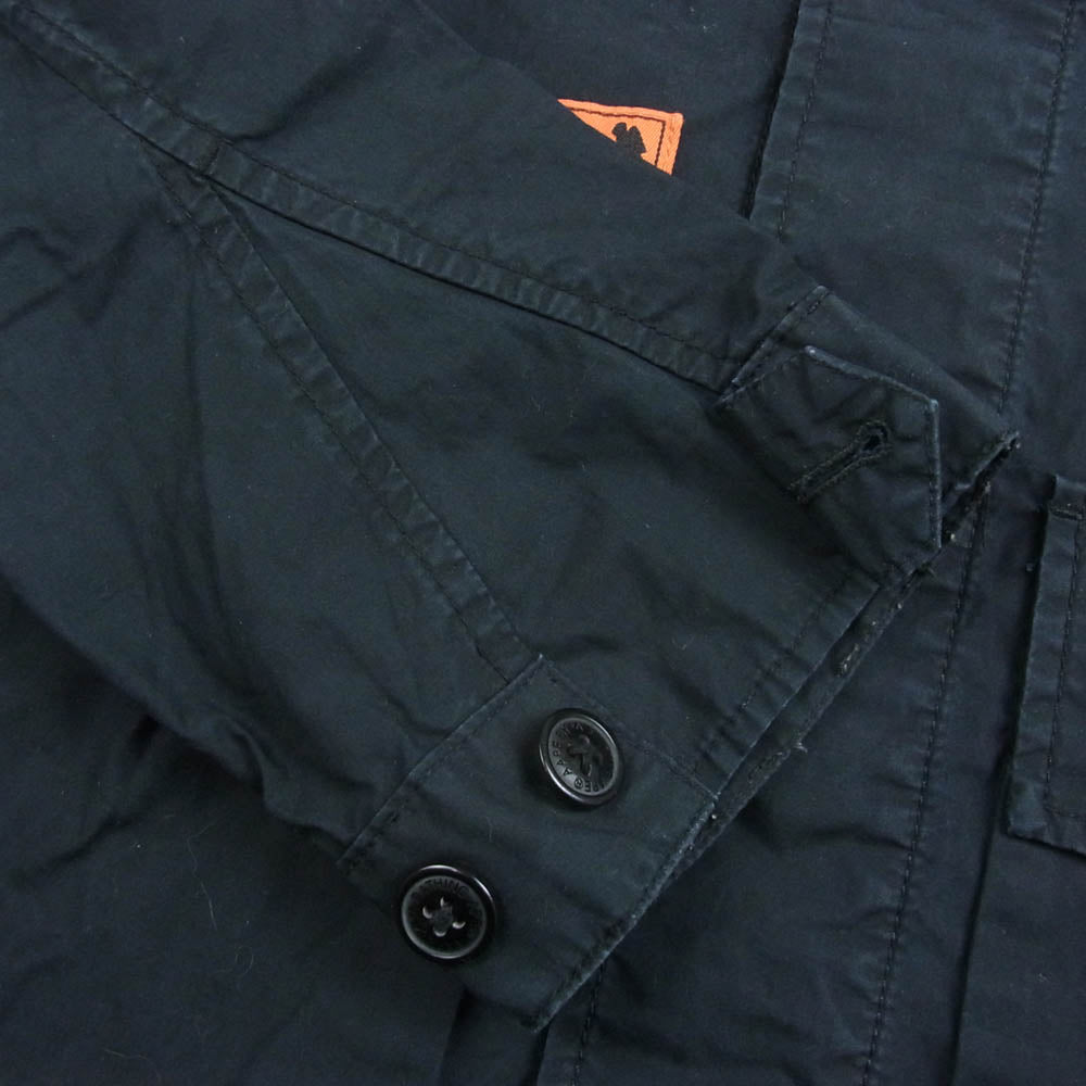 A BATHING APE アベイシングエイプ AAPE M-65 Shirt Jacket ミリタリー シャツ ジャケット ブラック系 M【中古】