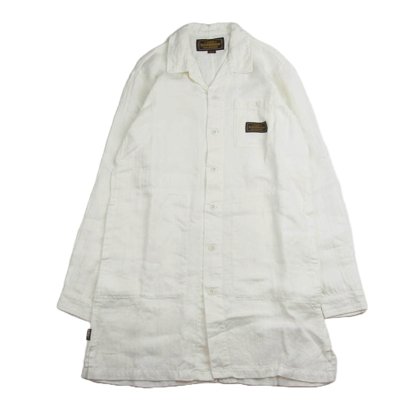 NEIGHBORHOOD ネイバーフッド 171UCNH-SHM01 17SS M.D./C-SHIRT.LS リネ ロング シャツ ホワイト系 S【中古】