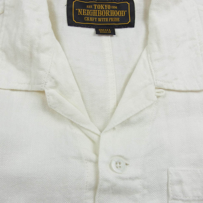 NEIGHBORHOOD ネイバーフッド 171UCNH-SHM01 17SS M.D./C-SHIRT.LS リネ ロング シャツ ホワイト系 S【中古】