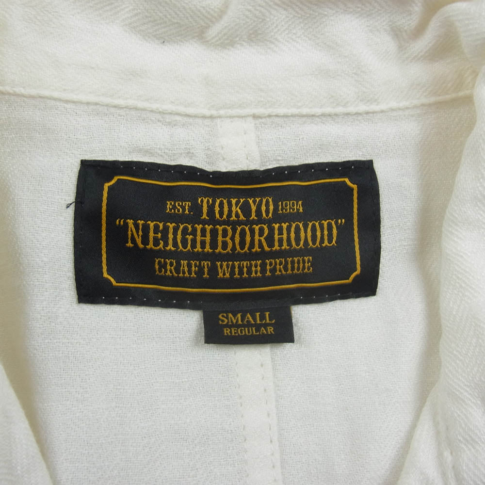 NEIGHBORHOOD ネイバーフッド 171UCNH-SHM01 17SS M.D./C-SHIRT.LS リネ ロング シャツ ホワイト系 S【中古】